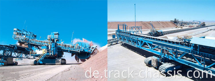 80 Tonnen Stahlstrecke Fahrwerk